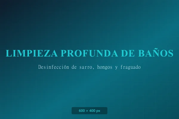 Limpieza Profunda de Baños