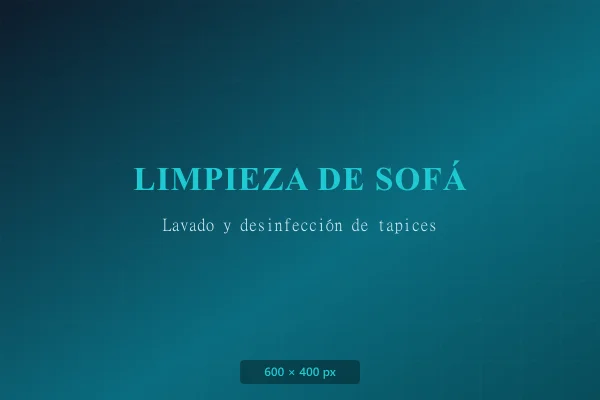 Limpieza de Sofá